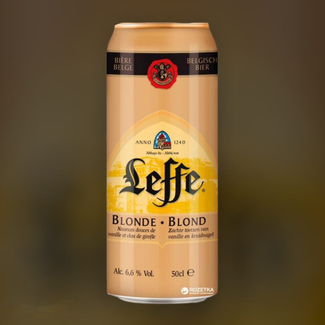 Пиво Leffe Blonde світле фільтроване 6.6% 0,5 л