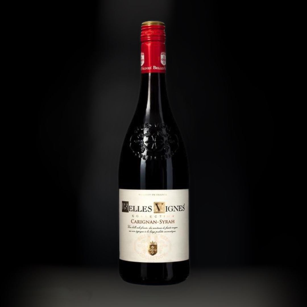 Вино Belles Vignes Grenache-Syrah-Marselan червоне сухе 13.5% Франція 0,75 л